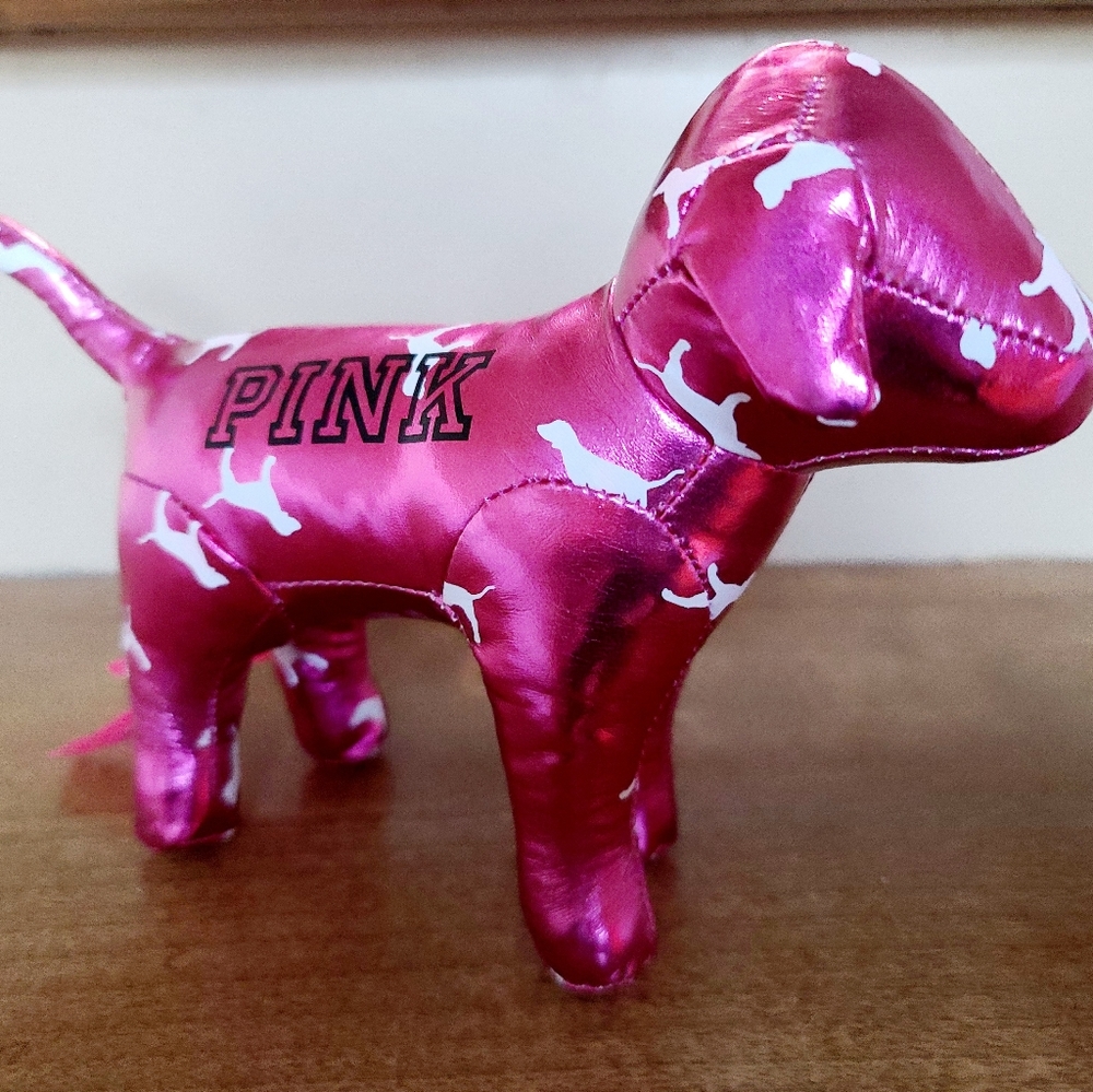 PINK Plush Dog